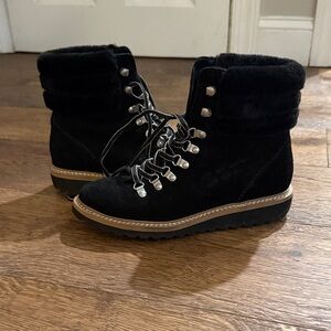 Splendid Black Suede Winter Boots